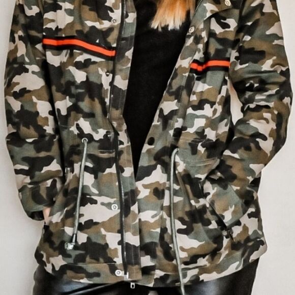 Camo Faux Fur Hooded Parka‎ - Picture 14 of 15